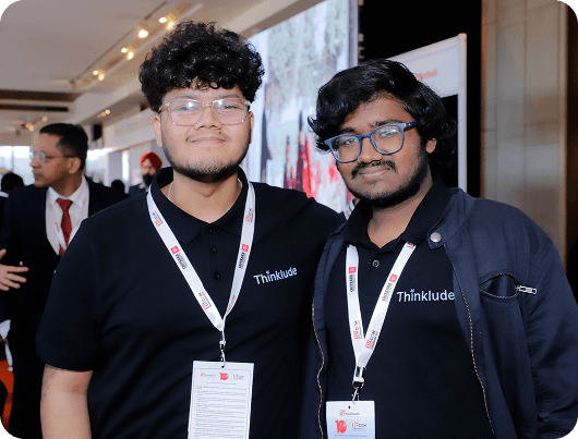 Prerit Rathi and Pranjal Rastogi at TiE CON Chandigarh